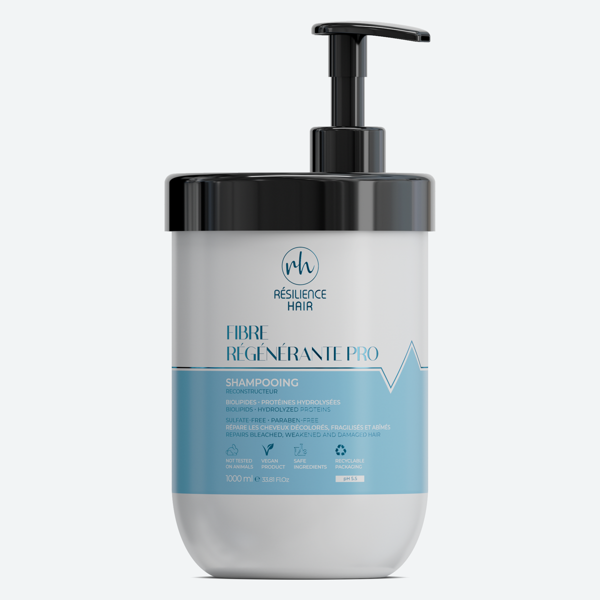 Fibre Régénérante – Shampooing Pro 1000 ml – Résilience Hair