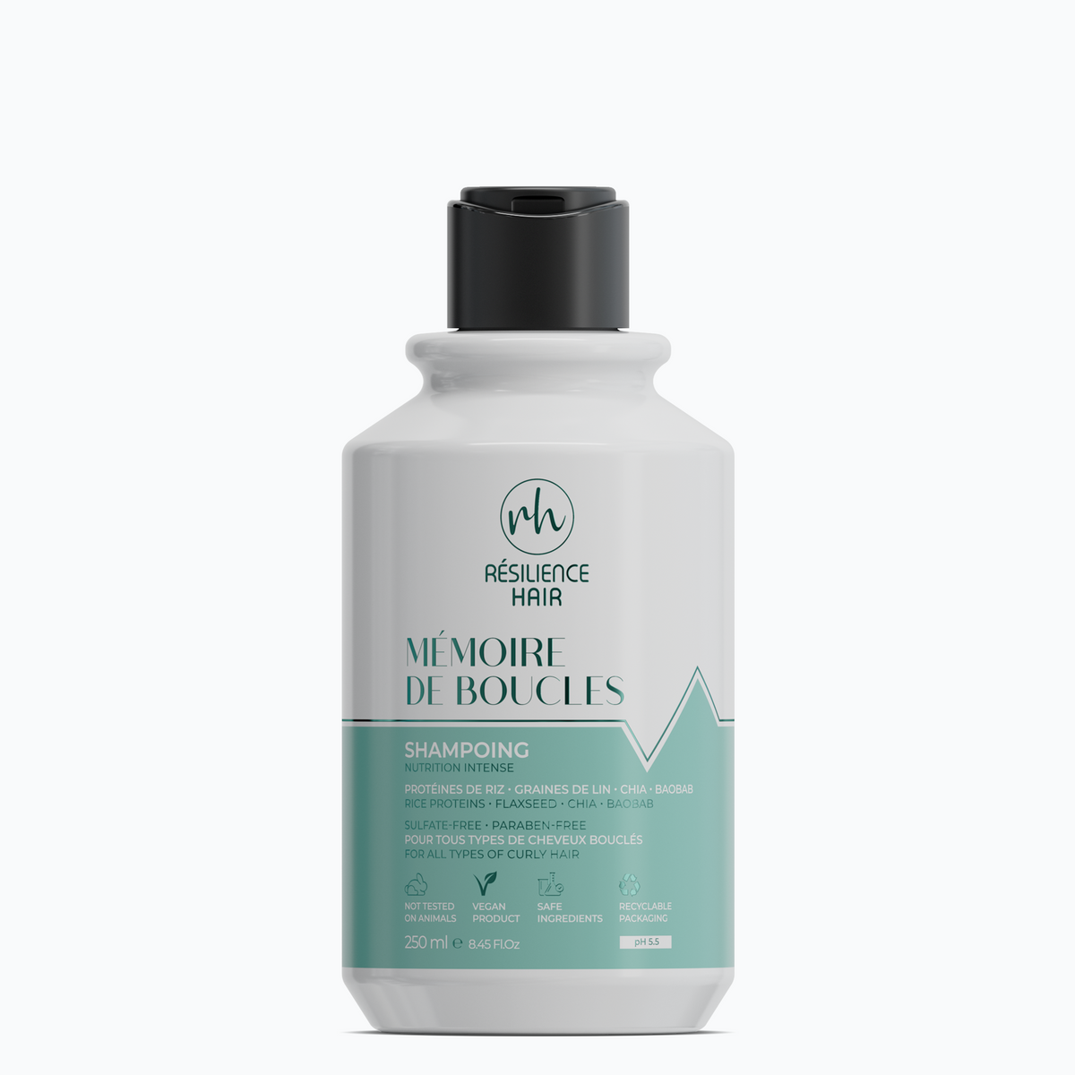 Mémoire de Boucles – Shampooing 250 ml – Résilience Hair
